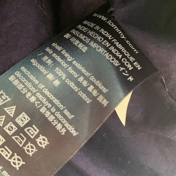 Tommy Hilfiger Navy Ruffle Sleeve Dress EUC 18M - Picture 11 of 14